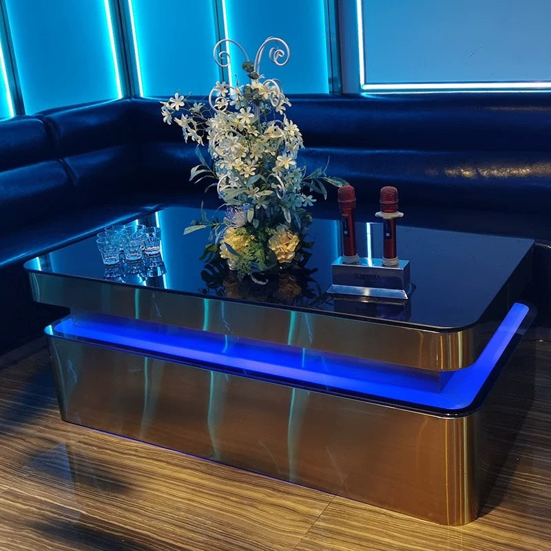 Professional custom ktv abyss luminous coffee table bar club bar counter box special ktv coffee table