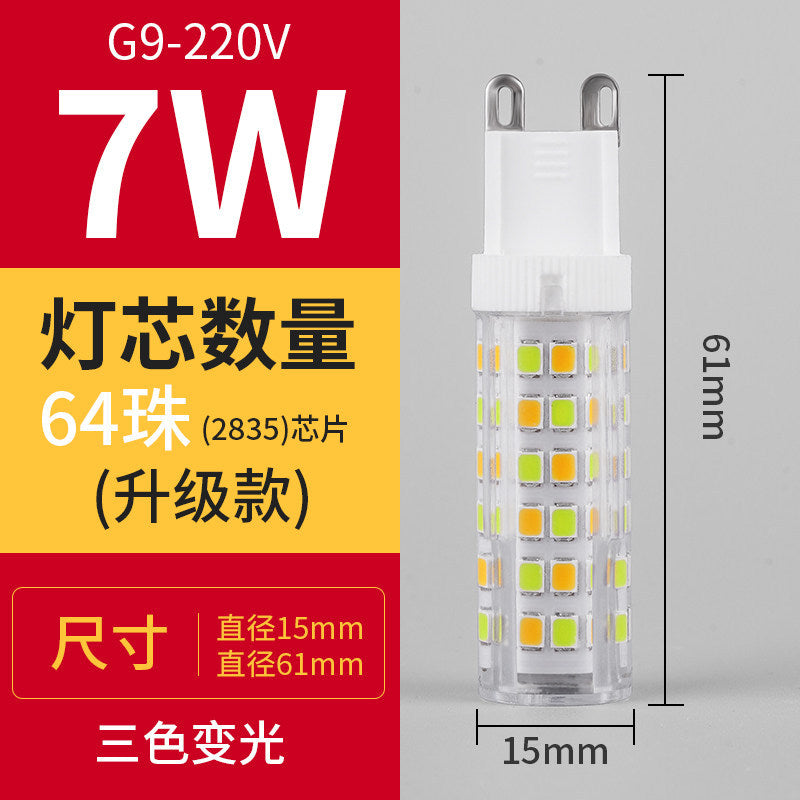 Led g4 bulb - super bright pin-in-pin led light source - small light bulb g9 crystal lamp corn bulb 220v