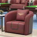 Billiard room rest area viewing chair, table tennis hall special viewing sofa, classy billiard club casual viewing sofa