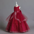 Amazon's new children's clothing kids dress layered wedding dress princess dress female flower girl cut out piano performance dress