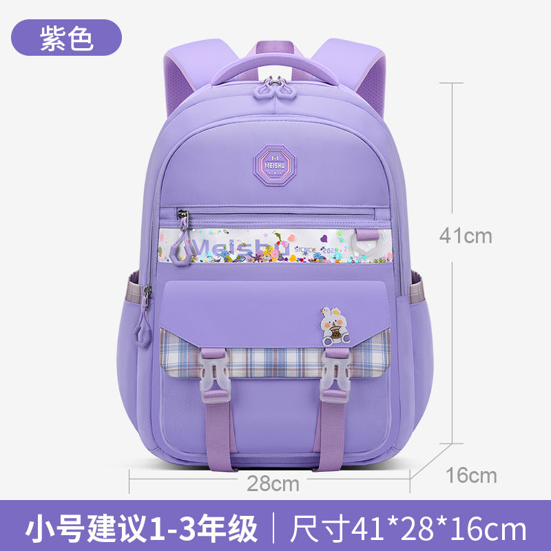 New elementary school backpack for girls, grades 1-6: ultra-lightweight, ergonomic, and portable