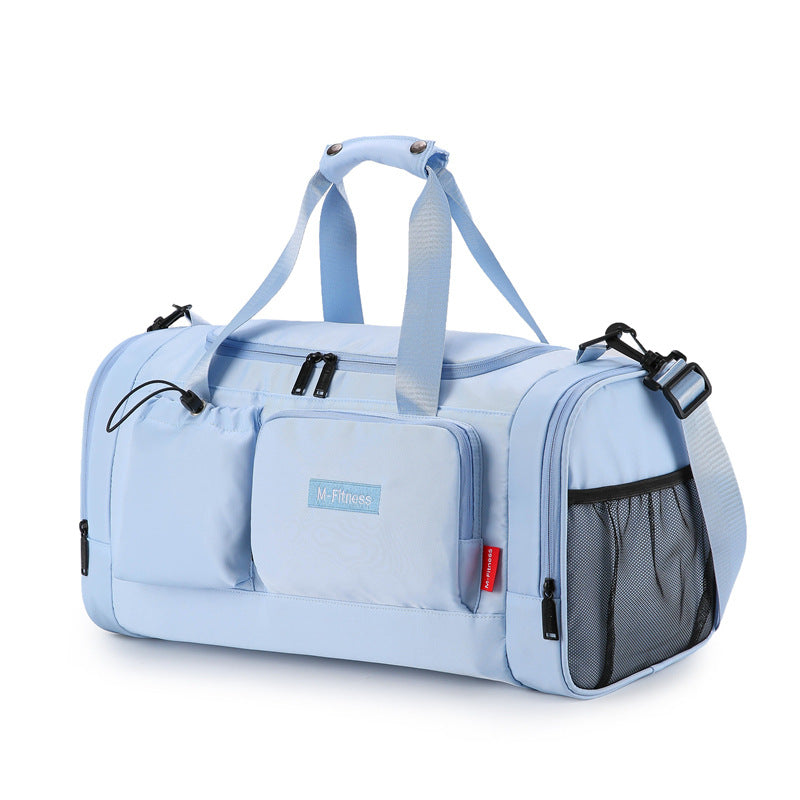 Short business trip portable travel bag large capacity travel bag dry and wet separation sports fitness bag independent shoe compartment bag