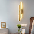 Modern minimalist linear wall sconce - bedroom bedside, living room background, wall lamp - minimalist light luxury aisle corridor led light