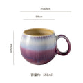 High-style, kiln-fired ceramic mug with a gradient design – perfect for a unique touch to your office afternoon tea. this generously sized mug is ideal for milk, coffee, or any beverage