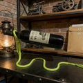 Wrought iron wine rack ornament, home wine rack, creative floating wine bottle holder, living room decoration wine cabinet shelf