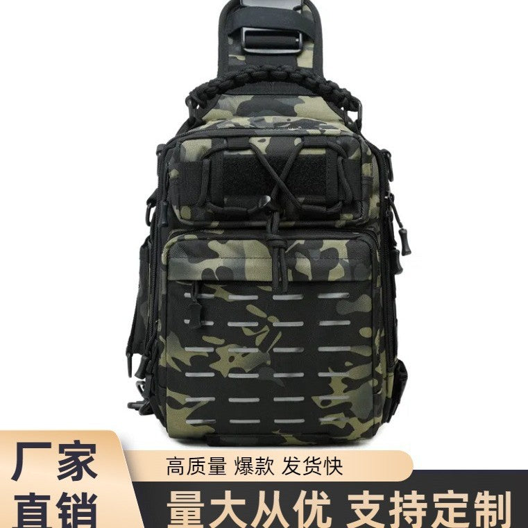 New single shoulder luya bag backpack fishing rod bag special backpack large equipment crossbody multi-functional fanny pack