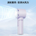 2026 new cross-border outdoor handheld fan - rechargeable, portable, digital display, mini transparent cooling fan - wholesale
