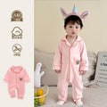 Baby spring autum home clothes boys and girls all year round style one-piece clothes pajamas autumnew arrival cotton pajamas