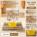 Cat automatic water fountain - silent design, plug-free, glass pet stainless steel water dispenser