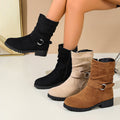 autumn new arrival: plus-size women's casual comfortable european and american style fashionable outerwear boots - wholesale