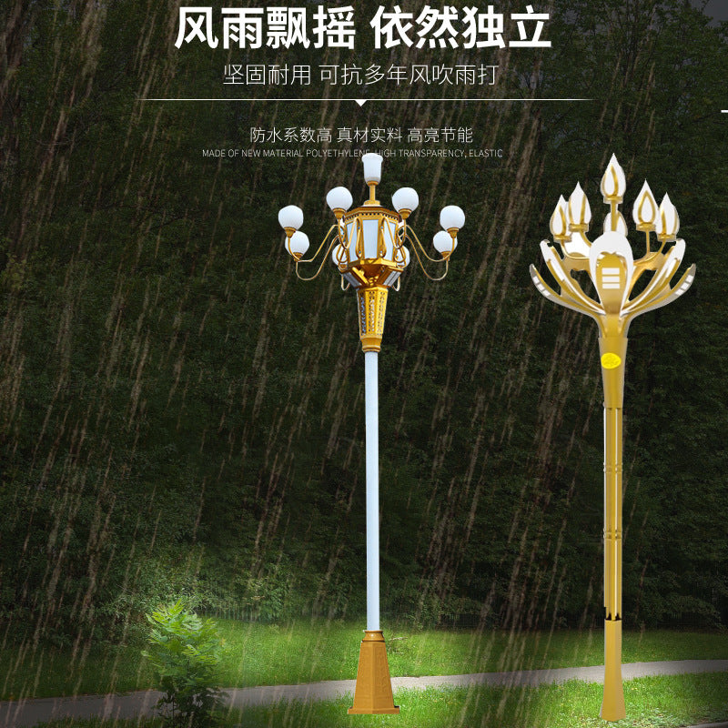 Zhonghua lamp led municipal road lighting landscape street light 10m 12m city square city electricity magnolia lamp manufacturer