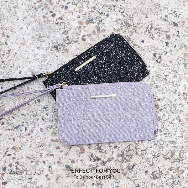 PERFECT FOR YOU New  hot-selling women's wallet Korean version denim student card bag zipper bag