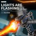 new product jiaolong electric water gun, flash light, high-speed continuous fire, linked reloading, outdoor children's water toys