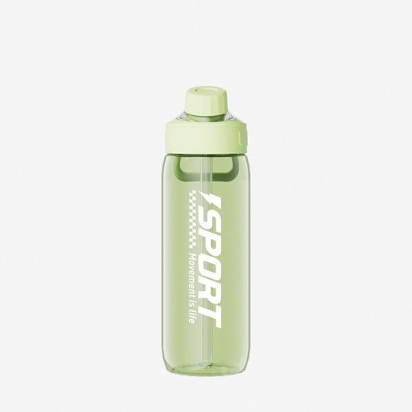 Summer large capacity plastic sports water bottle portable handheld student outdoor plastic water cup straw cup wholesale