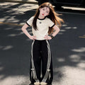Girls' summer outfit set : new trendy two-piece activewear for kids - unique and stylish summer clothes for girls