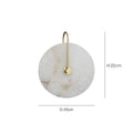Modern bedroom bedside wall lamp living room background decoration atmosphere wall light staircase light aisle round marble small wall lamp