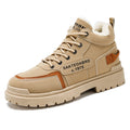 Snow boots men's winter men's shoes northeast fleece-linedheattechthickened cotton shoes non-sliptrendy high-top shoes men's boots