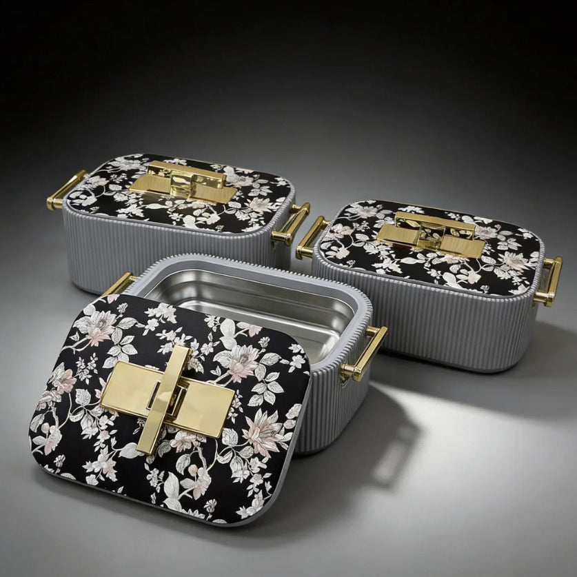 New food warmer3pcsnew arrivalexportexportcross-border insulated lunch box 3l-4l-5l insulated tableware