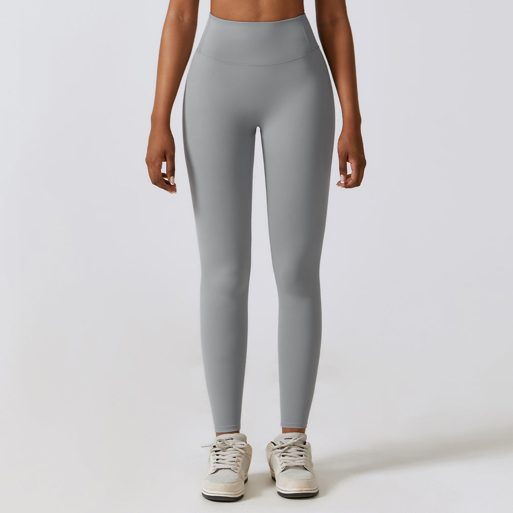European and american style running naked feel quick-dry fitness leggings breathable outerwear tight workout pants high waist butt lifting yoga pants women's 8047