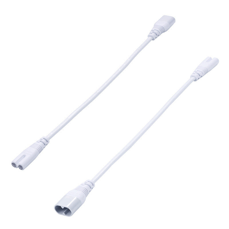 Wholesale t5T8 male to female double head extension cable led lamp lighting bracket integrated connection power cord 0.5 square