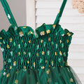 christmas new arrival children's skirt star suspender skirt holiday mesh puffy dress baby photo princess dress