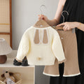 Girls' knitted sweater cardigan & pants set - new autumn  collection - two-piece outfit for little girls