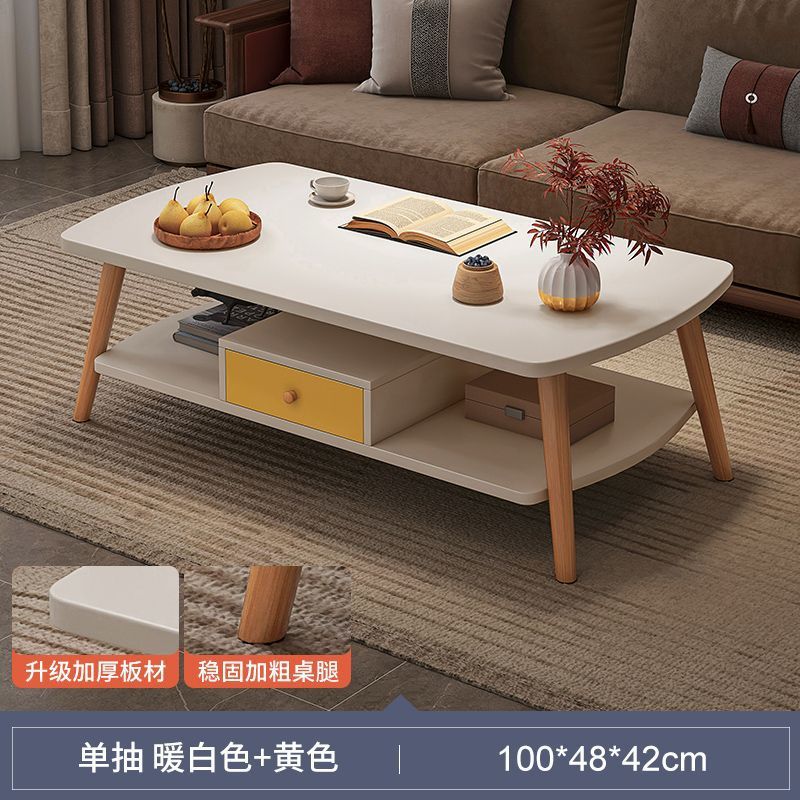 New arrival coffee table for small apartment bedroom mini simple rental house modern casual table living room for home sofa tea table