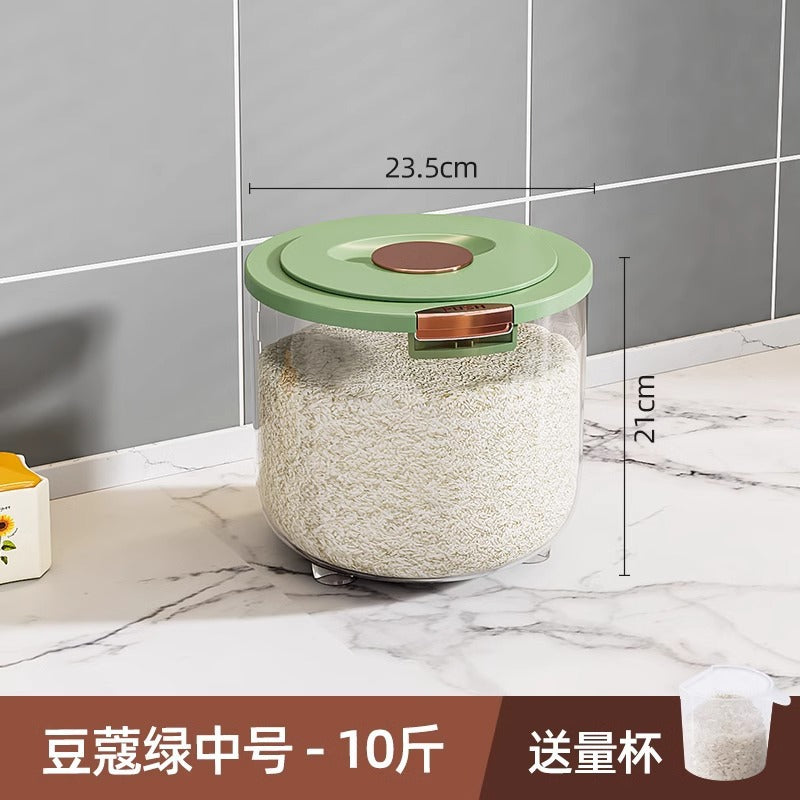 Rice bucket household insect-proof moisture-proof sealed bucket rice bucket rice flour storage tank container large capacity rice bucket box