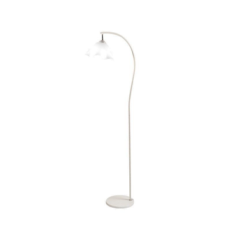 Cream style floor lamp modern casual creative flower bedroom bedside living room sofa next to popular floor standing floor lamp