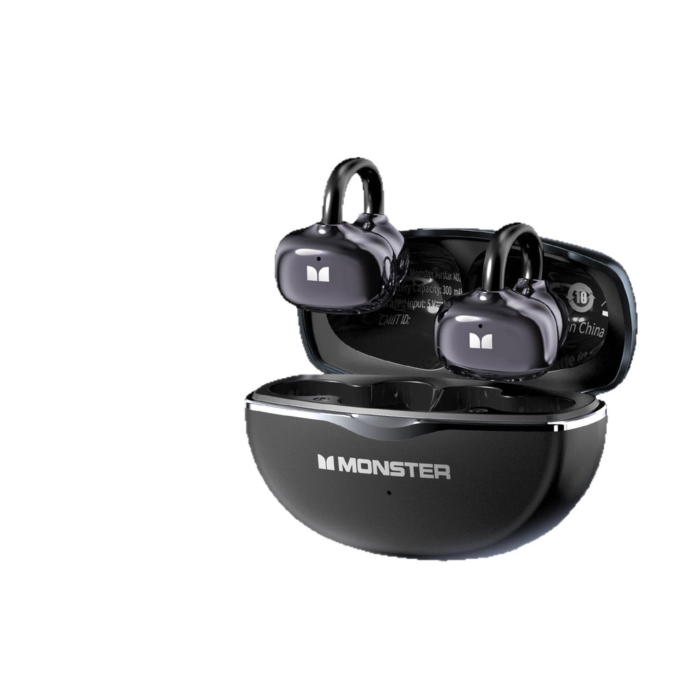 Mosheng a02 clip-on wireless bluetooth headset bluetooth 6.0 game/music dual mode running call noise reduction