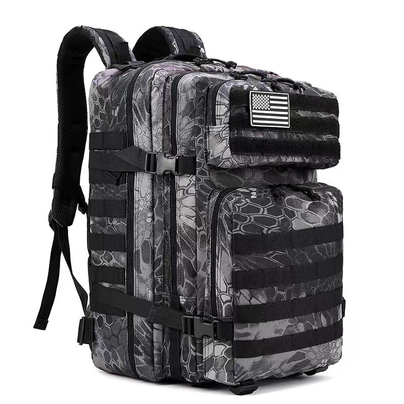 Outdoor 3P Attack Tactical Backpack Multifunctional Large Capacity Camouflage Wilderness Camping Waterproof Sports Mountaineering Backpack