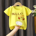 Short t-shirt-huang xiaolu
