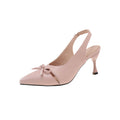 Women's high heels: new french-style bow-tie peep-toe pumps for summer 2026 - pointed-toe stiletto heels, fashionable and versatile sandals