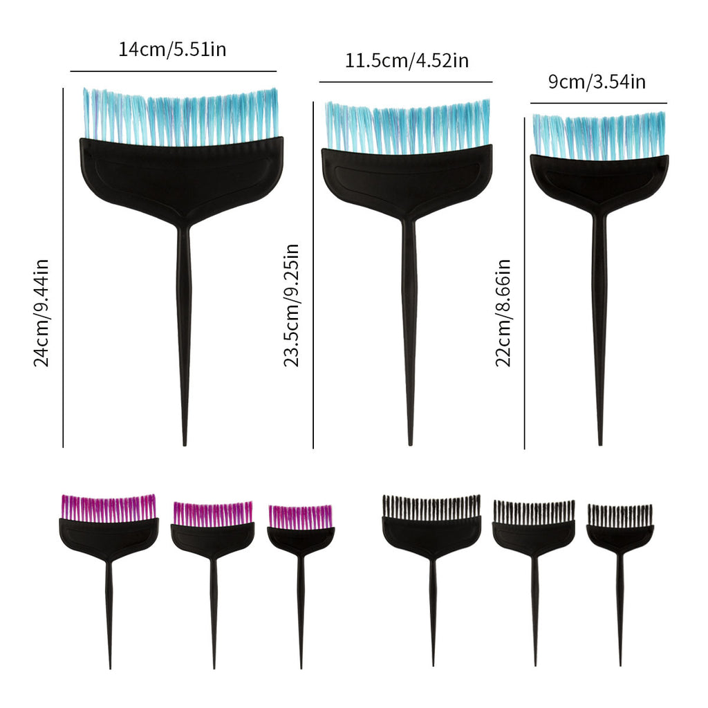 Hair Baking Oil Hair Dyeing Brush Hair Salon Highlighting Soft Hair Brush Extended Hair Dyeing Perm Tool Dyeing Brush