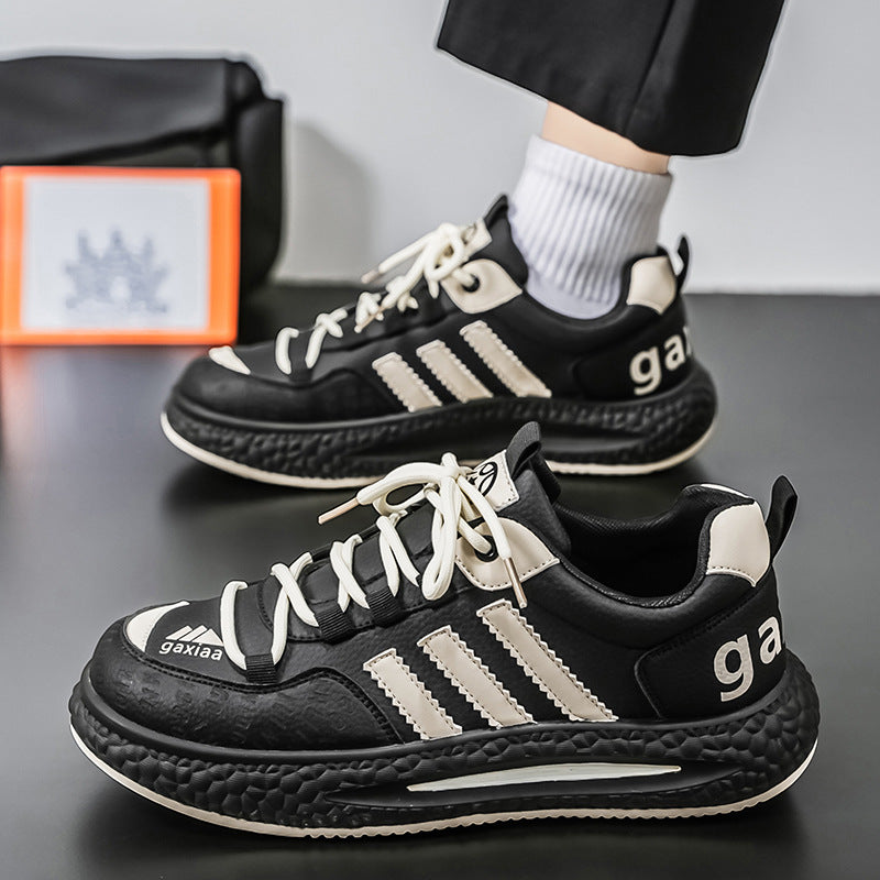 Men's shoes: 2026 spring new arrivals - comfortable, lightweight, stylish casual sneakers, versatile trendy soft-soled chunky dad shoes