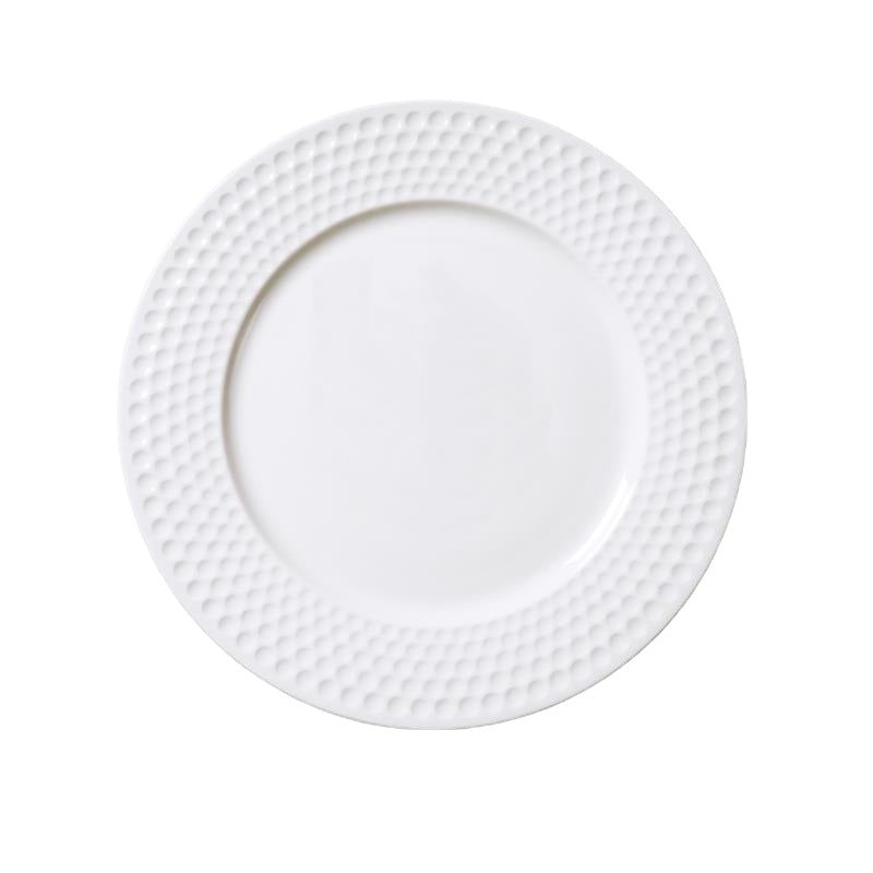 Scandinavian high-looking ins creative table setting western food plate restaurant for home polka dot steak plate dessert plate wholesale