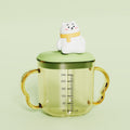 New ppsu baby portable straw cup - kids' home use, double handle, direct drink cup - specifically for baby milk