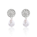 Women's earrings wholesale: european and american cross-border autumn/winter earrings, unique alloy irregular pearl stud earrings