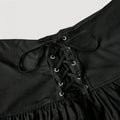 sexy fashion women's elegant commute style tie-side ruffle hem midi skirt