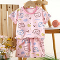 K59-short set-peach bear