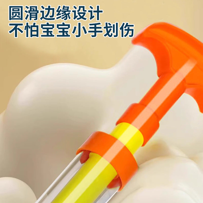 Fireworks water gun kids toy large capacity pull-out thickened water cannon water fight rafting water spray boy playing in water