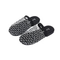 European and american niche fishnet knit cutout closed-toe mules -  summer new girls' flat outdoor sandals