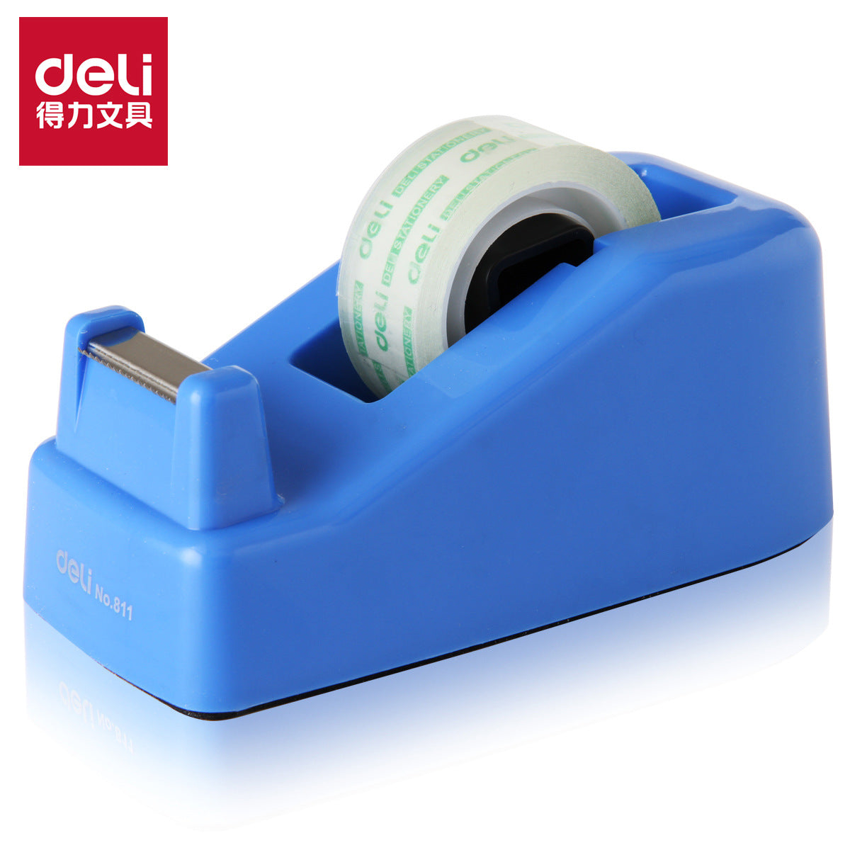 Deli 811 tape holder, Deli tape holder, suitable for width 18mm tape, tape cutter 1.8cm