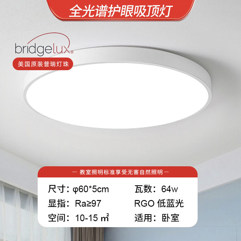 Living room light, simple ceiling light, advanced eye protection light, bedroom light, balcony light, whole house Zhongshan lighting, home improvement lighting