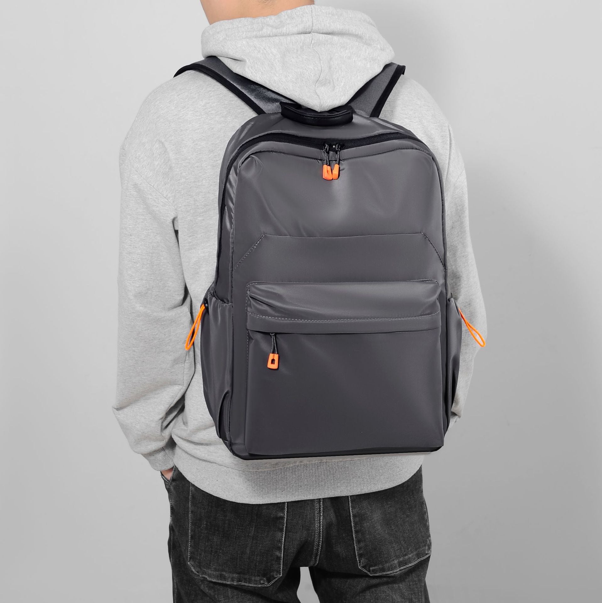 New fashion student schoolbag anti-splashing Oxford cloth leisure travel backpack men's and women's computer double back