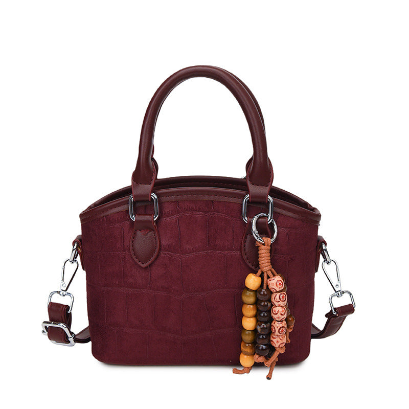 minimalist premium embossed handbag for women, 2025 new arrival, unique design, commute & casual crossbody bucket bag