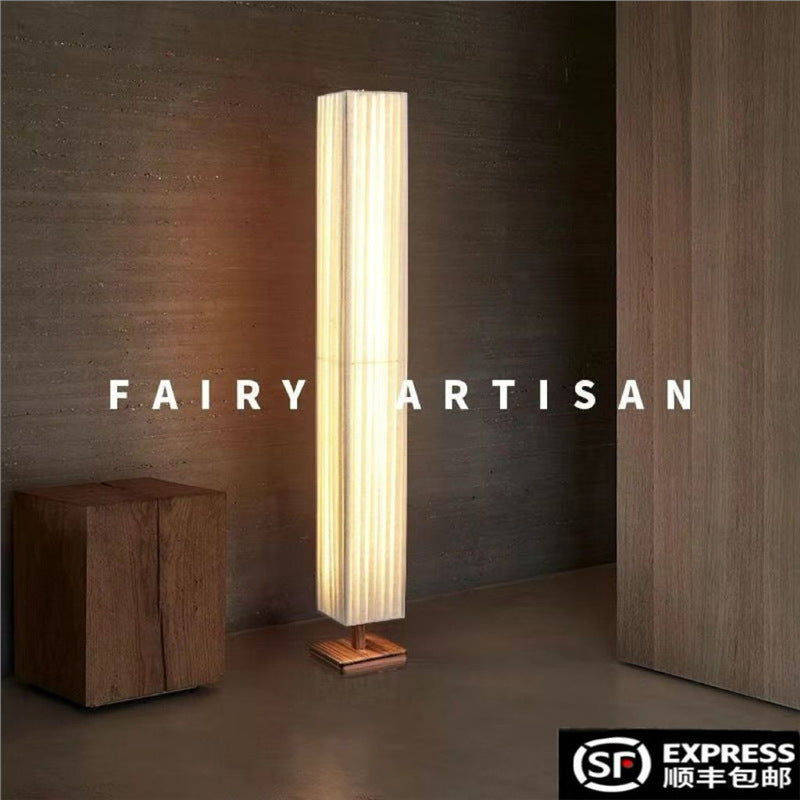 Wabi-sabi style chinoiserie floor lamp b&b living room normcore zen american retroaccessible luxury bedroom study vertical table lamp