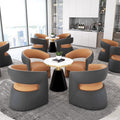 Sales department negotiation table and chairs, hotel lobby, 4s store, business reception sofa, office reception one table and four chairs combination