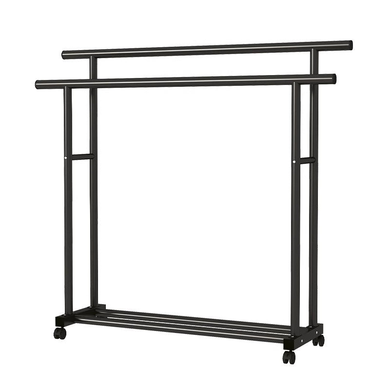 Simple clothes drying rack floor-standing clothes rack dormitory bedroom coat rack indoor balcony thickened rack for home