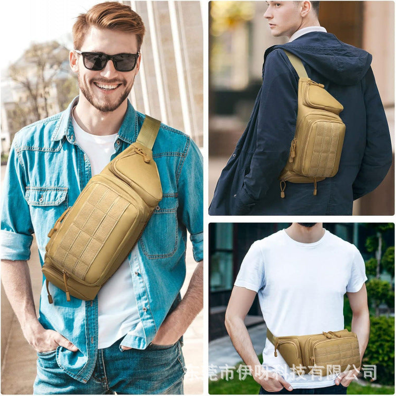 hot-selling multifunctional tactical waist bag - outdoor cycling storage pouch, portable concealed waist pack, gun holster accessory bag